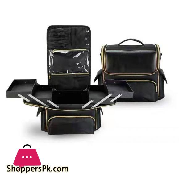 Make Up Bag For Travel Storage Bags Waterproof Makeup Bag Cosmetic Case Brush Holder with Adjustable Divider soft cosmetic case|Eye Shadow Applicator