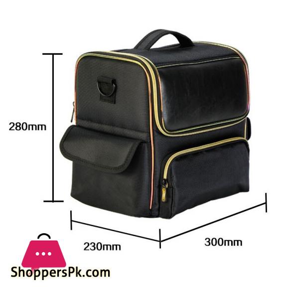 Make Up Bag For Travel Storage Bags Waterproof Makeup Bag Cosmetic Case Brush Holder with Adjustable Divider soft cosmetic case|Eye Shadow Applicator