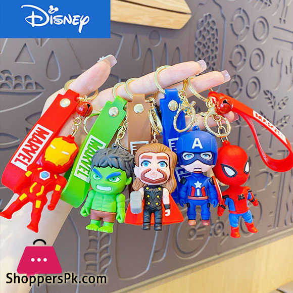 New Avengers Keychain Mens and Womens Car Bags Keyring Pendant