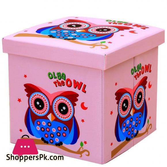 New Oxford Cartoon Animal Organizer Kids Book Clothes Storage Box Folding Cute Animal Toy Storage Basket Children Storage Bin
