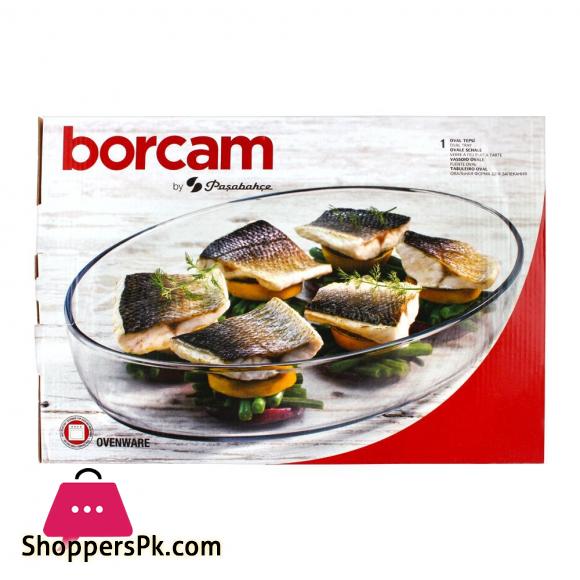 Pasabahce Borcam Ovenware Oval Dish 14x9 Inch