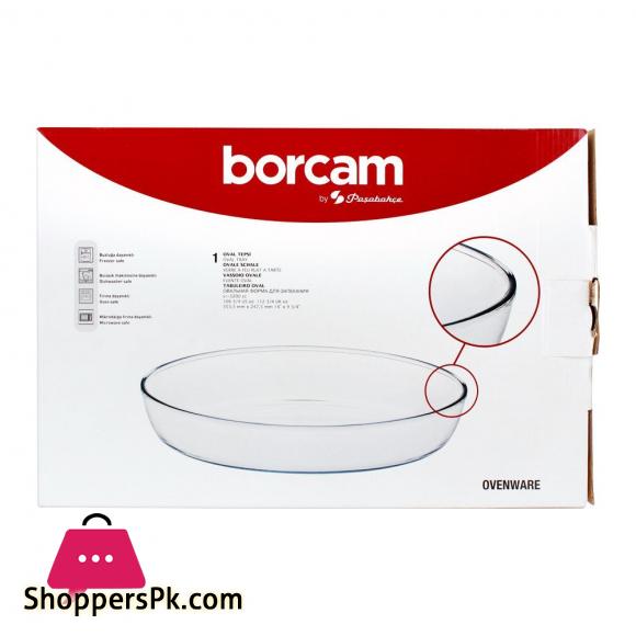 Pasabahce Borcam Ovenware Oval Dish 14x9 Inch