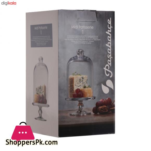 Pasabahce Midi Cake Stand with Dome - 96698