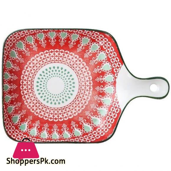 Porcelain Nordic Mandala Oven Safe Serving Dish Plate