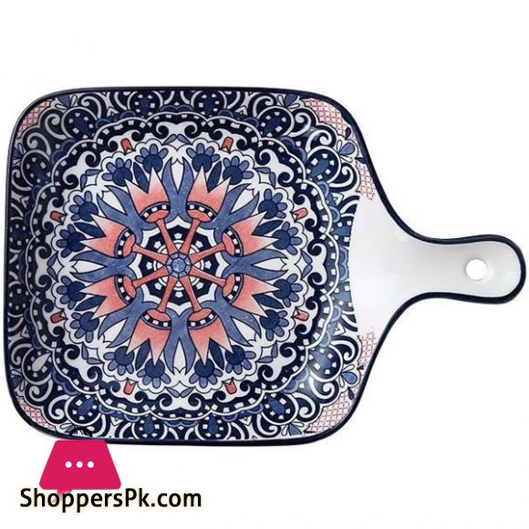 Porcelain Nordic Mandala Oven Safe Serving Dish Plate