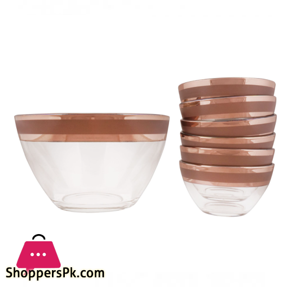 Promsiz Salad Bowls Set, 7 Pieces, ERV79-1326/1322