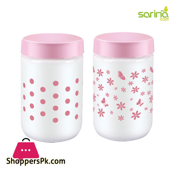 Sarina Opaque Design Jar 660ML - S921 - Turkey Made