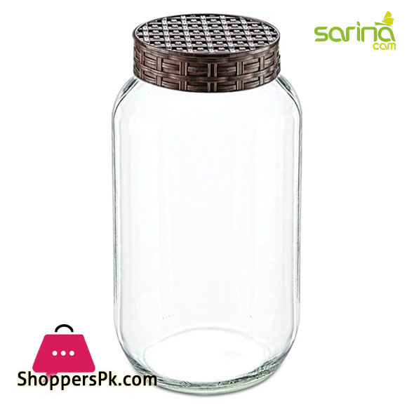 Sarina Straw Decorated Jar 1500ML - S331 Turkey Made