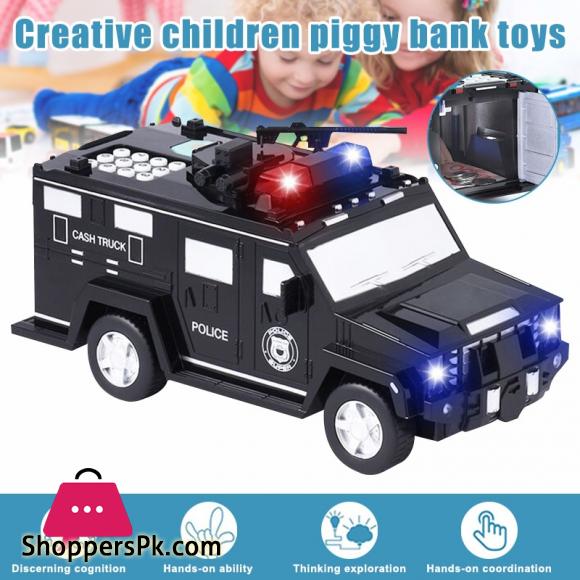 Smart Music Password Banknote Car Toy Piggy Bank with Light Electronic Money Bank Toy Car YH 17