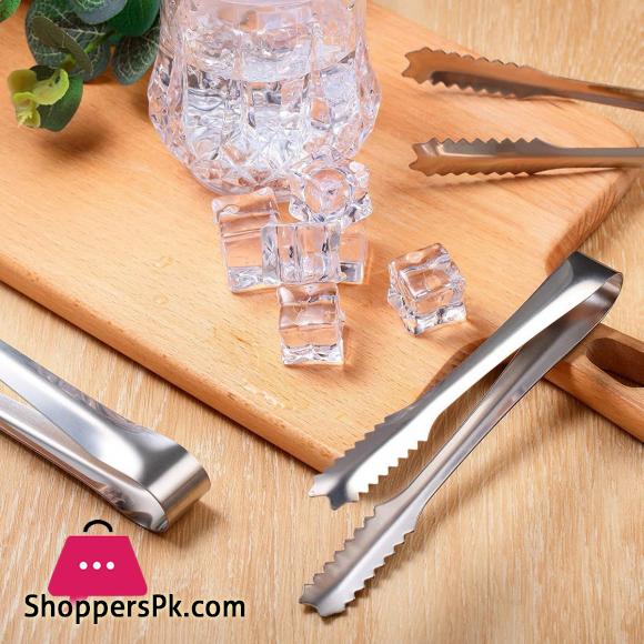 Stainless Steel Tong Chimta for Ice BBQ and Coals - 15cm