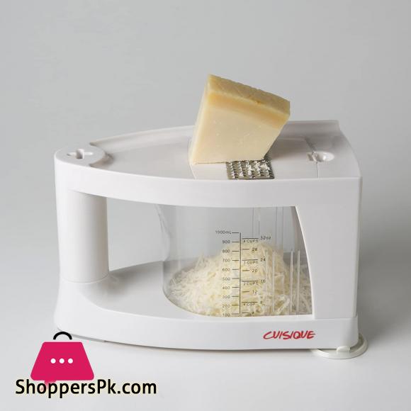The Premium Easy to use Healthy Courgette Spaghetti Pasta Maker with Extra 4 Blade Bundle including Fruit Slicer Mandolin Vegetable Cutter and Juicer 1 Liter Spiral Catcher