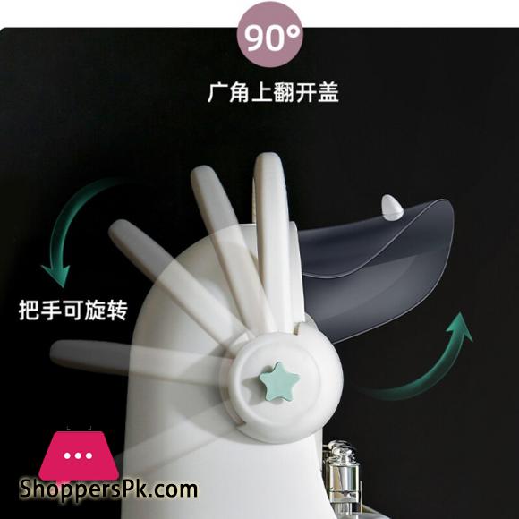 Transparent Penguin Makeup Organizer Waterproof Makeup Box Portable Desktop Jewelry and Cosmetics Storage