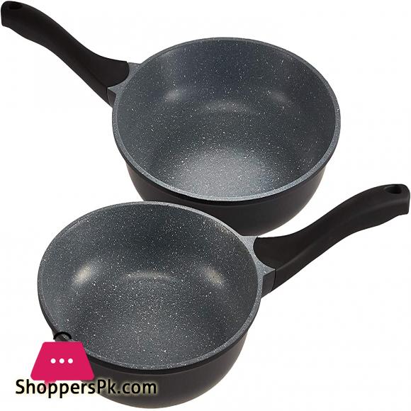 Winsor 11PC Cast Aluminum Non-Stick Cookware-Black, WR6011