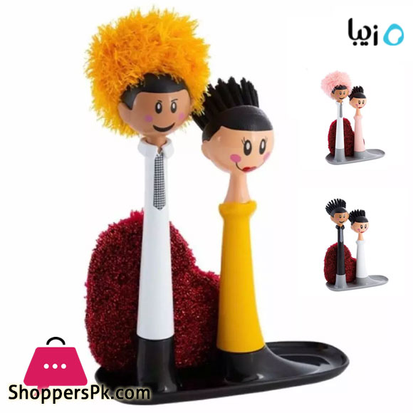 Ziba Sazan Farzad and Farangis Multi Purpose Doll Brush with Scotch