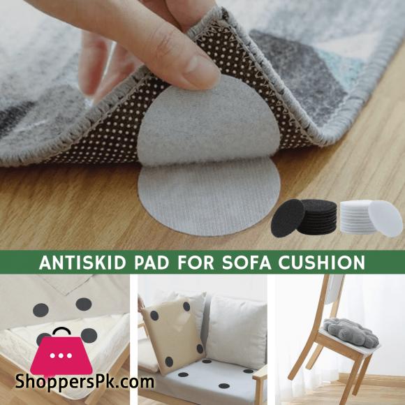 12 Pcs Non-Slip Stickers Self Adhesive Hook Loop Fastener Tape Locking Dots Bed Sheet Sofa Fix Clip Floor Rug Carpet Mat Gripper