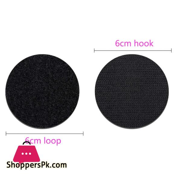 12 Pcs Non-Slip Stickers Self Adhesive Hook Loop Fastener Tape Locking Dots Bed Sheet Sofa Fix Clip Floor Rug Carpet Mat Gripper