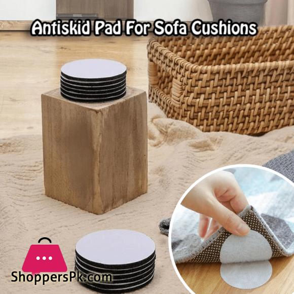 12 Pcs Non-Slip Stickers Self Adhesive Hook Loop Fastener Tape Locking Dots Bed Sheet Sofa Fix Clip Floor Rug Carpet Mat Gripper