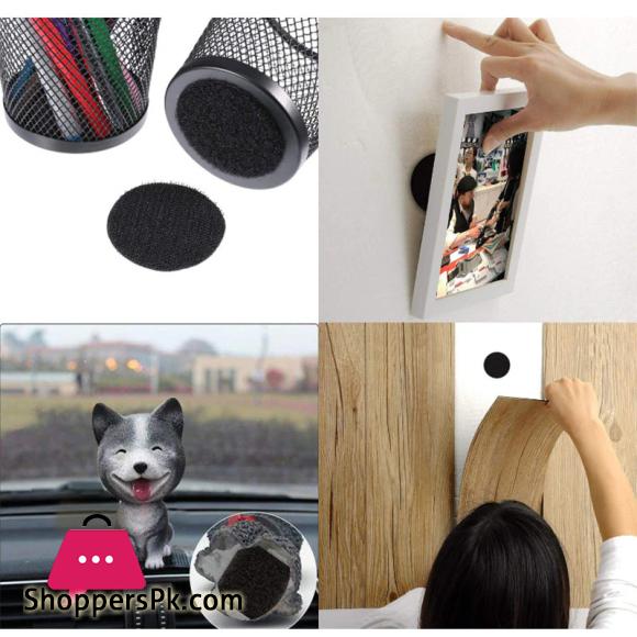 12 Pcs Non-Slip Stickers Self Adhesive Hook Loop Fastener Tape Locking Dots Bed Sheet Sofa Fix Clip Floor Rug Carpet Mat Gripper