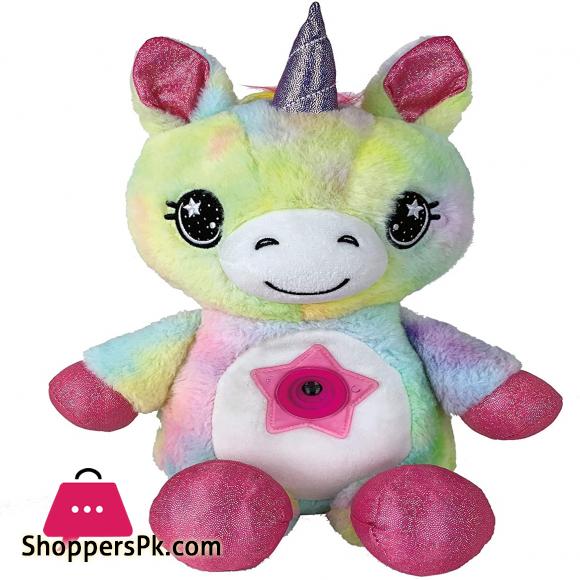 2022 New Star Shinning Huggable Night Light Belly Dream Stuffed Animal Night Light Shimmering Rainbow Unicorn Lites