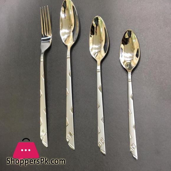 29 Pcs Stainless Steel Cutlery Set With Stand- Stylish Durable- New Design