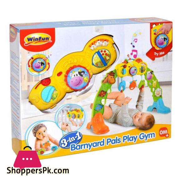 3-In-1 Barnyard Pals Play Gym Winfun-0853