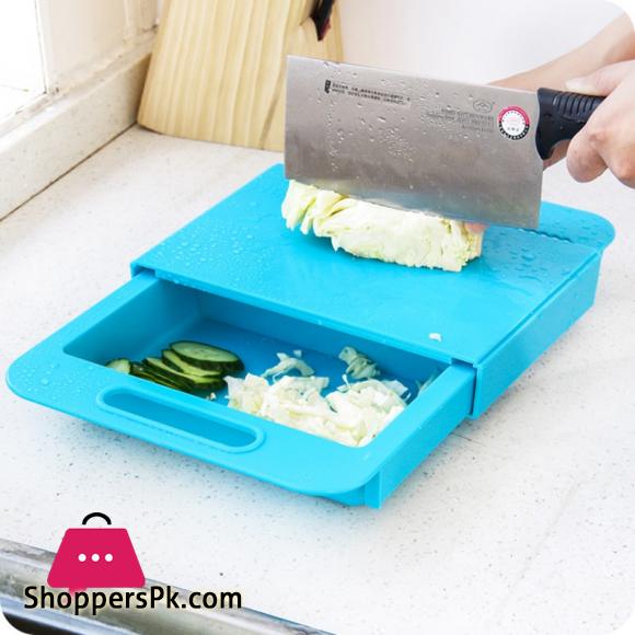 3 In 1 Kitchen Sink Cutting Board Removable Chopping Blocks with Drain Basket