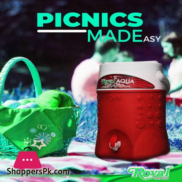 AQUA 20 Litre Plastic Cooler Picnic Cooler Handy