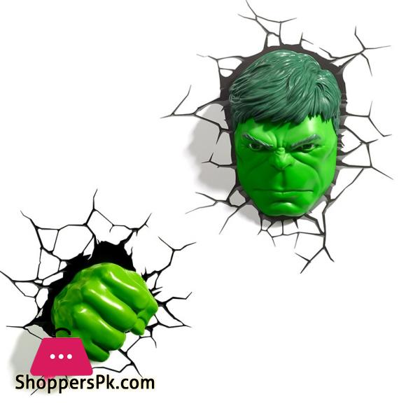 Avengers Series 3D Marvel LED Wall Lamp Living Room Creative LED Night Lights