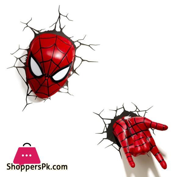 Avengers Series 3D Marvel LED Wall Lamp Living Room Creative LED Night Lights