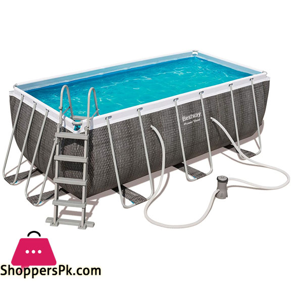 Bestway - 56722 Power Stee Rectangular Outground Pool