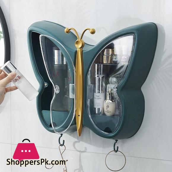 Butterfly Wall-Mounted Organizer Creative Cosmetics Storage Box