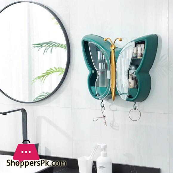 Butterfly Wall-Mounted Organizer Creative Cosmetics Storage Box