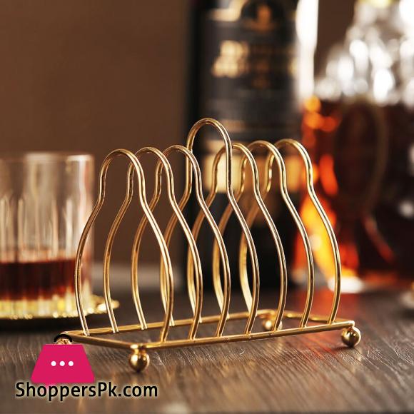 Classical Golden Cocktail Metal Coaster Vintage Zinc Stainless Steel Silver Plated Gold Plated Tea Mat