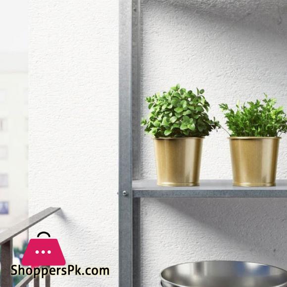Daidai - Plant Pot (Brass-Colour - 12 cm)