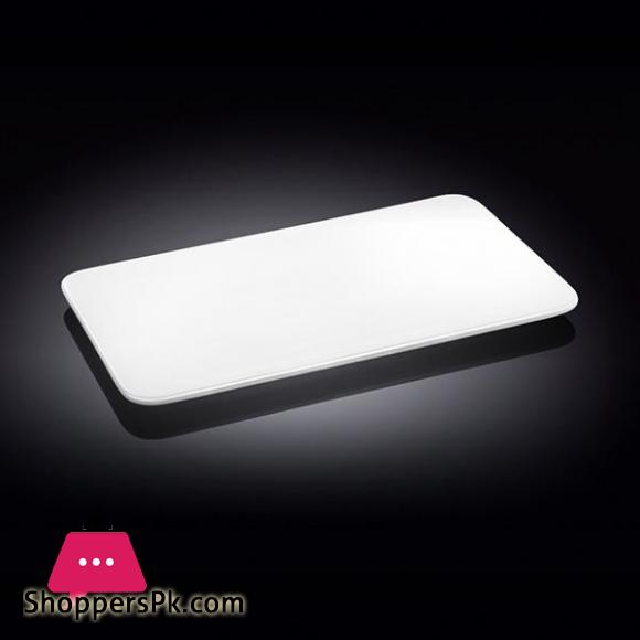Wilamx Fine Porcelain Flat Platter 12 x 7.5 Inch WL-992636-A