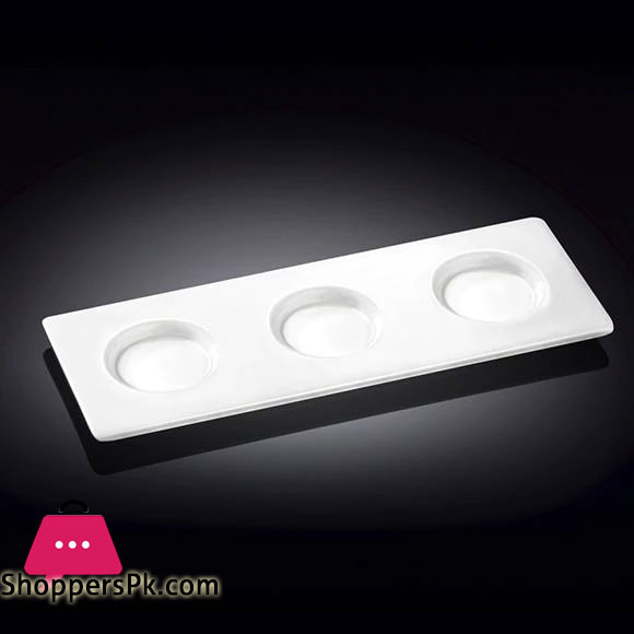Wilmax Fine Porcelain Tray 10 x 3.5 Inch WL-992591-A