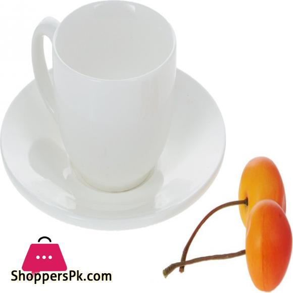 Wilmax Fine Porcelain Coffee Cup & Saucer 100ML - WL-993002-AB