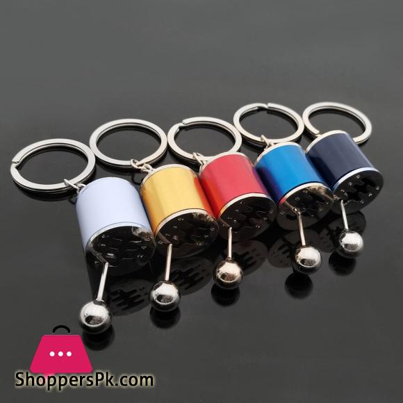 Gear Knob Gear Shift Gear Stick Gear Box Metal Key Chain Keyfob Car Keyring