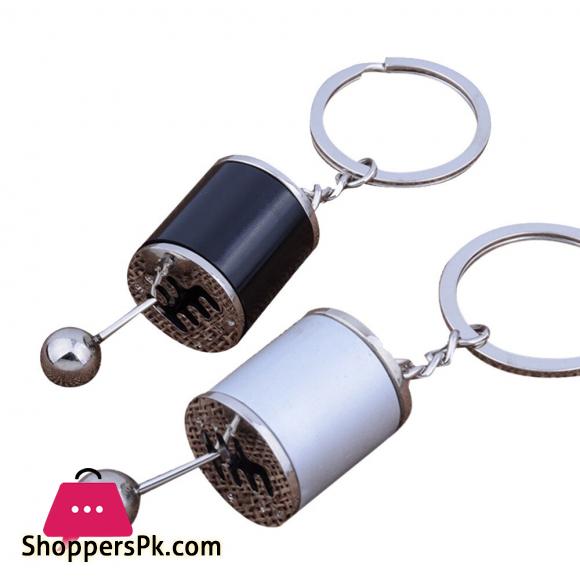Gear Knob Gear Shift Gear Stick Gear Box Metal Key Chain Keyfob Car Keyring