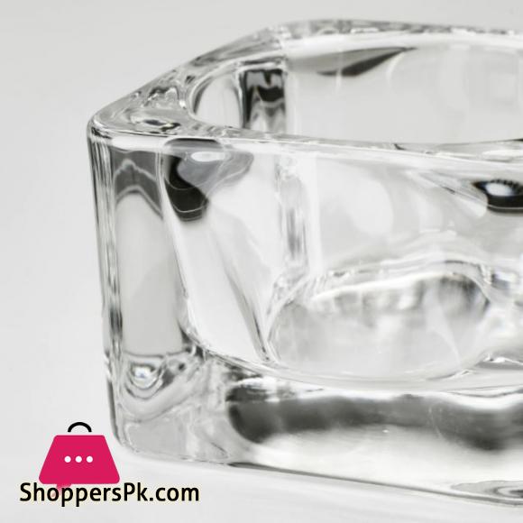 IKEA Glasig Tealight Candle Holder, Clear Glass 5x5cm/Set of 5