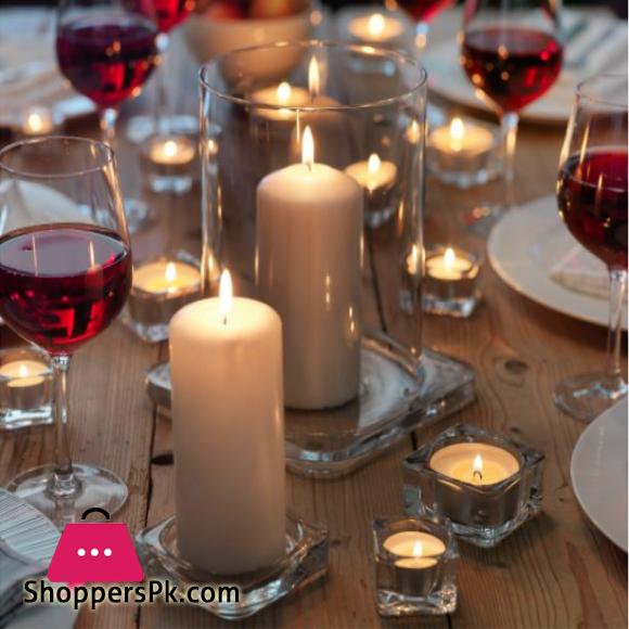 IKEA Glasig Tealight Candle Holder, Clear Glass 5x5cm/Set of 5