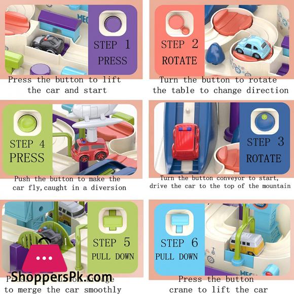 Intelligence Educational Toy Car Race Track Adventure Kid Toys for Boy Girls