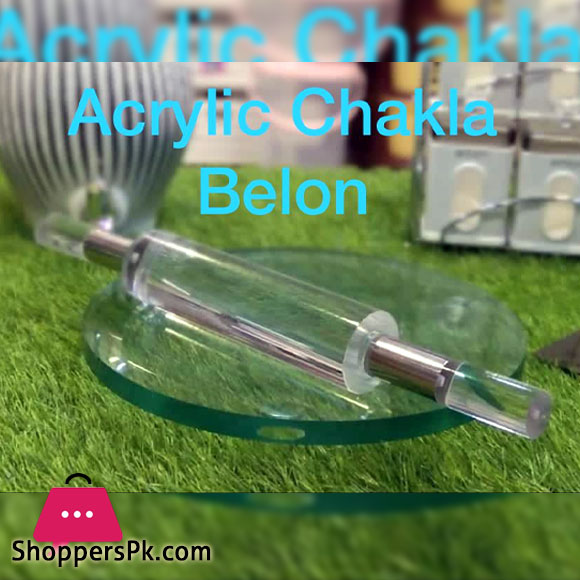 Kitchen Acrylic Chakla and Chapati Rolling Belan For Kitchen