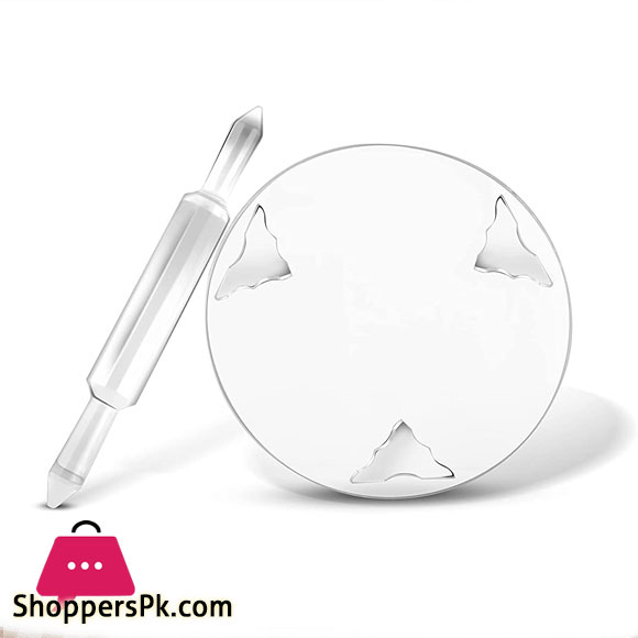 Kitchen Acrylic Chakla and Chapati Rolling Belan For Kitchen
