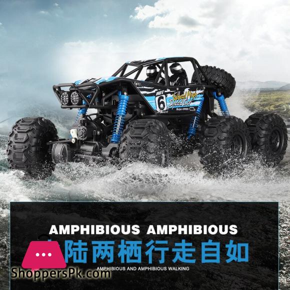 Large Water Land Amphibious Remote Control Car Six Wheel Drive High Speed Buggy Climbing Car Powerful High Speed Motor RC Car|RC Cars
