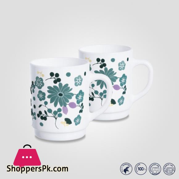 Luminarc 6pcs Opal Stackable Lavande Mug 25cl
