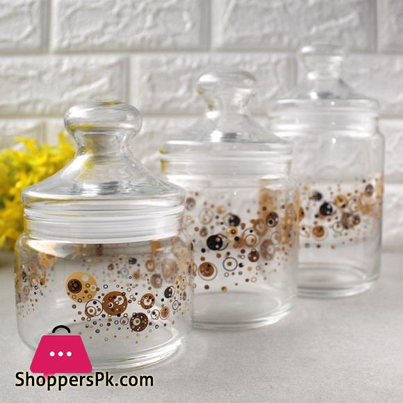 Luminarc Decorative Comet Nova Jar Set of 3