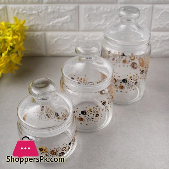 Luminarc Decorative Comet Nova Jar Set of 3