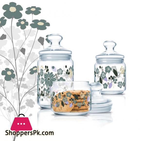 Luminarc Decorative Lavande Jar Set of 3