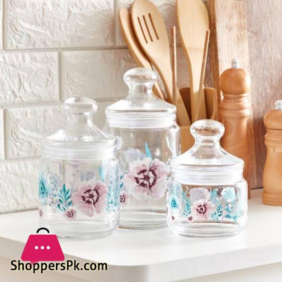 Luminarc Decorative Sabline Jar Set of 3